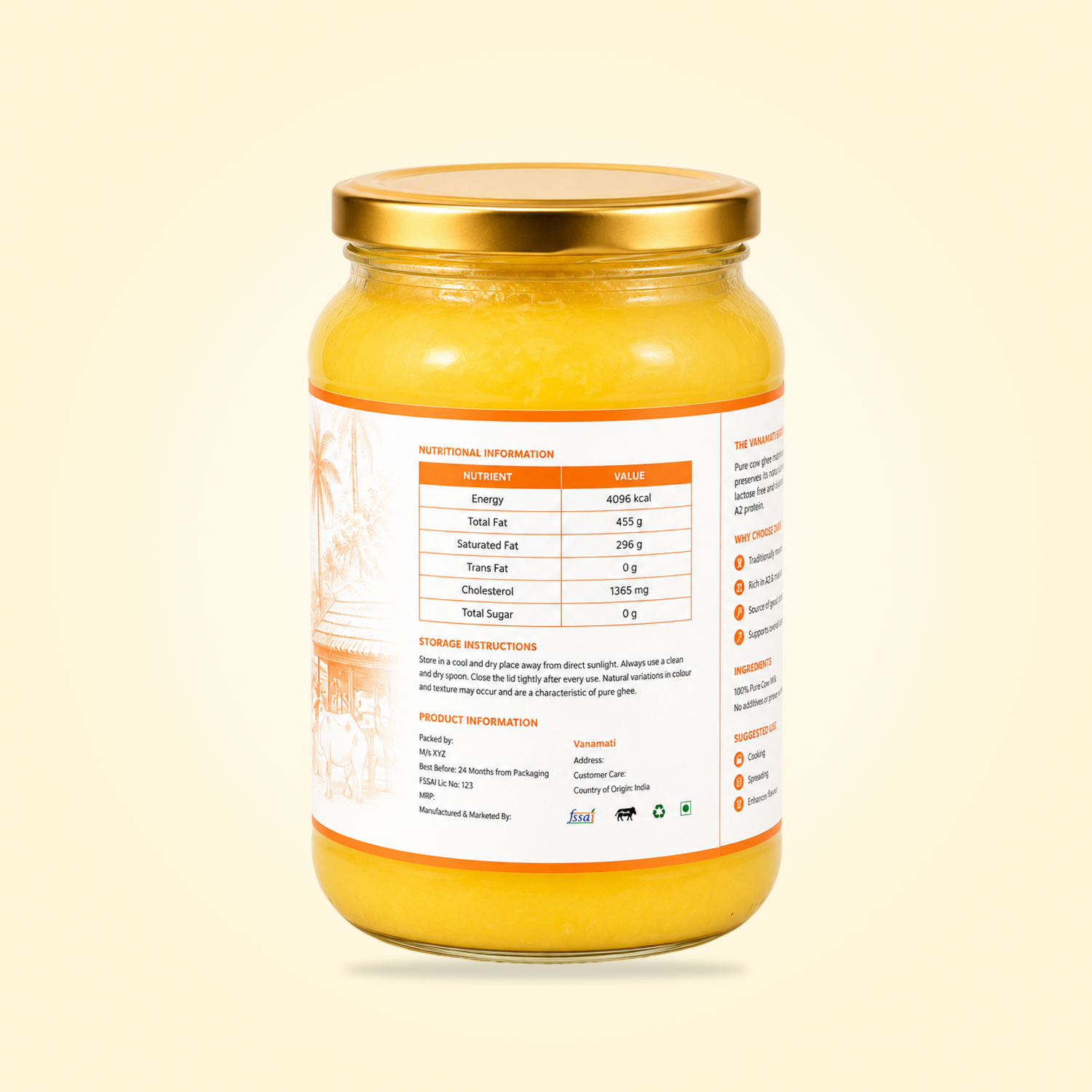 A2 Cow Ghee – Pure Desi Bilona Ghee
